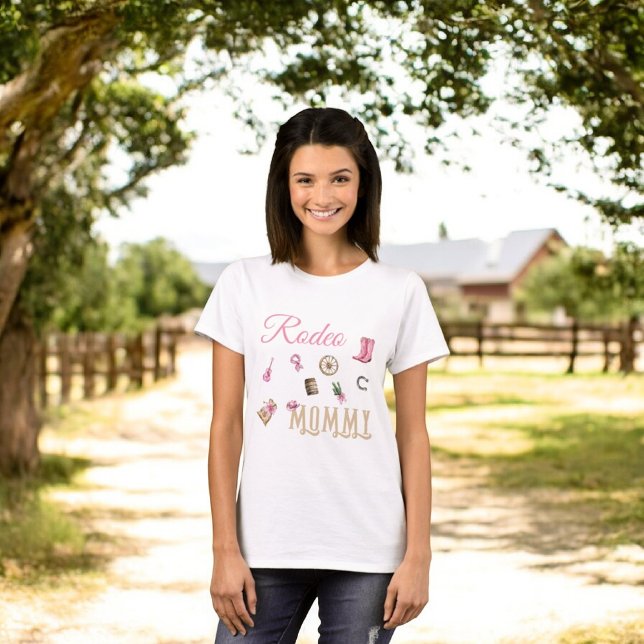 Camiseta Cowboy Adventure Western First Birday Mamá (Subido por el creador)