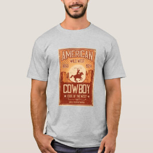 Camiseta Cowboy americano salvaje oeste