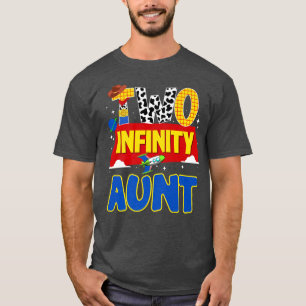 Camiseta Cowboy Aunt Two Infinity And Beyond Birthday Decor