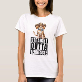 Camiseta Cowboy Beagle Straight Outta Tennessee