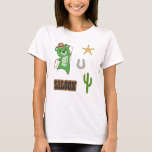 Camiseta Cowboy Bears Bear Saloon Western Country