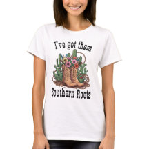 Cowboy Boots and Wildflowers T-Shirt