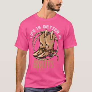 Camiseta Cowboy Boots Country Cowboy Rodeo Men Gira Western