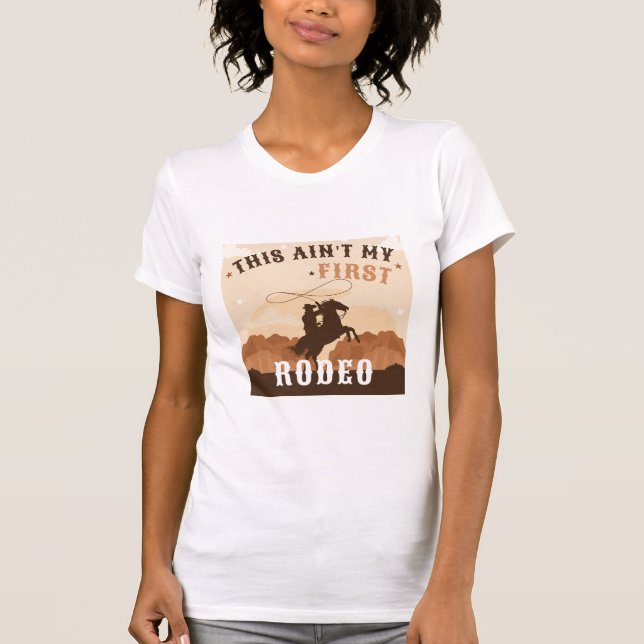 Camiseta Cowboy Boots T-Shirt, primer árbol de rodeo (Anverso)