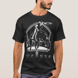 Camiseta Cowboy Bull Riding Me Preguntan En Ocho Segundos A