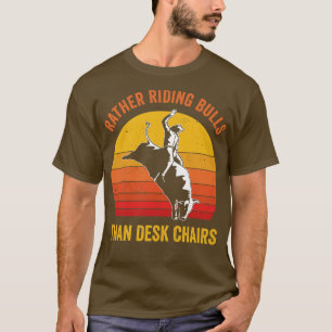 Camiseta Cowboy Bull Riding Rodeo Bull Rider Funny