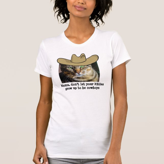 Camiseta Cowboy Cat (Anverso)