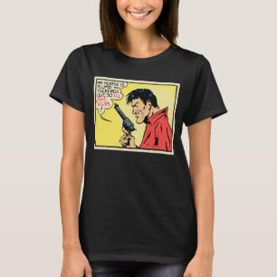 Camiseta Cowboy Cool de la Época Dorada • Arte Pop del Oest