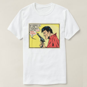 Camiseta Cowboy Cool de la Época Dorada • Arte Pop del Oest
