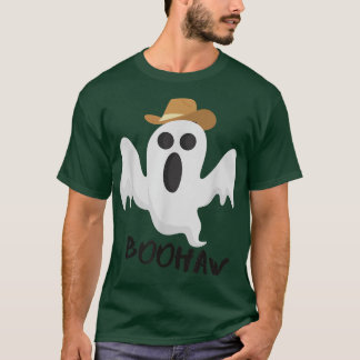 Camiseta Cowboy Cowgirl BooHaw Retro Western Ghost divertid