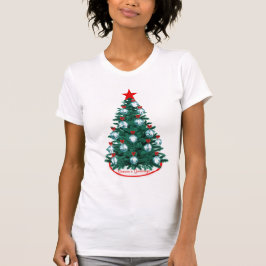 Camiseta Cowboy Cowgirl Roping Ornamento de árbol de Navida