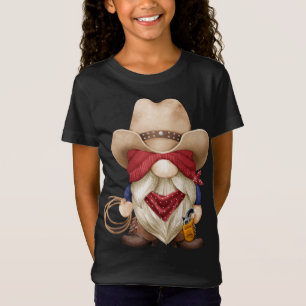 Camiseta Cowboy Cstume Cute de Rodeo Gnome