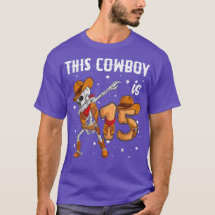 Camiseta Cowboy, de 15 años, Dabbing Occidental Skeleton 15