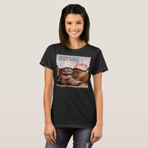 Camiseta Cowboy de negocios personalizado bota barn wo
