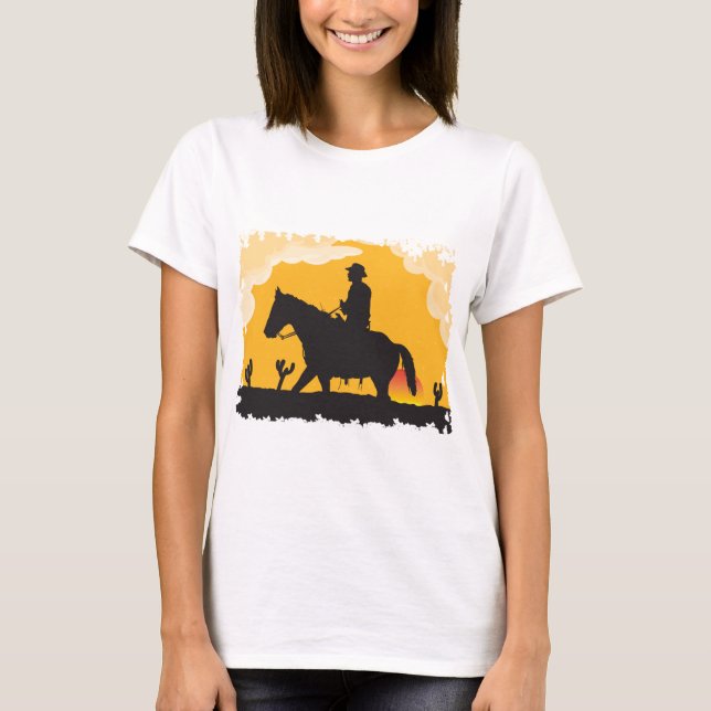 Camiseta Cowboy de Sunset (Anverso)