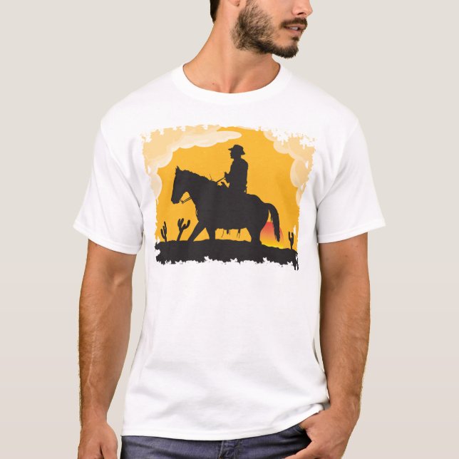 Camiseta Cowboy de Sunset (Anverso)