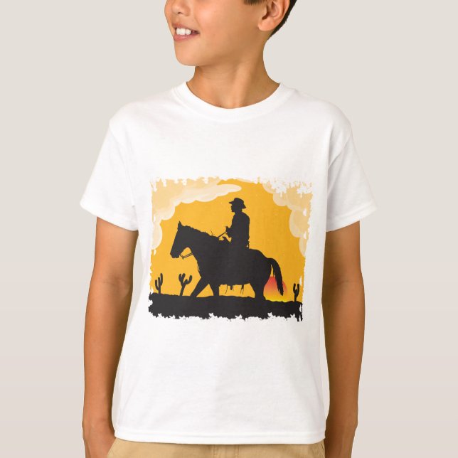 Camiseta Cowboy de Sunset (Anverso)