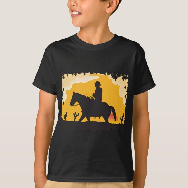 Camiseta Cowboy de Sunset (Anverso)