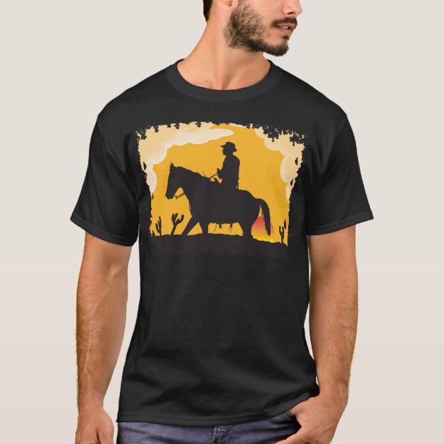 Camiseta Cowboy de Sunset (Anverso)