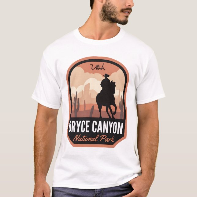 Camiseta Cowboy del desierto del Parque Nacional del Cañón  (Anverso)