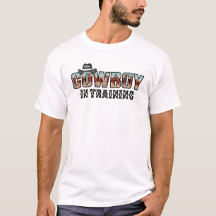 Camiseta Cowboy En Entrenamiento Futuro Rodeo Boy Horse Vin