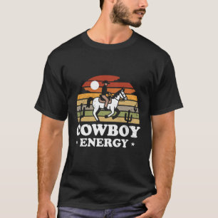 Camiseta Cowboy Energy Retro Sunset