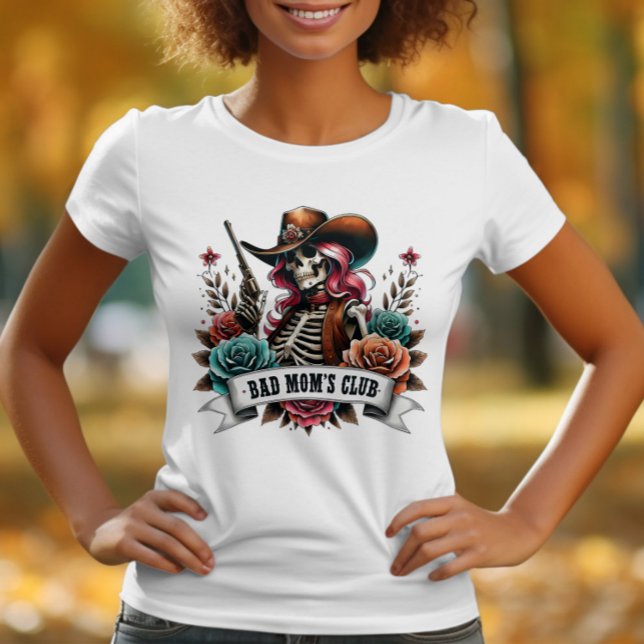 Camiseta Cowboy esqueleto con arma (Subido por el creador)