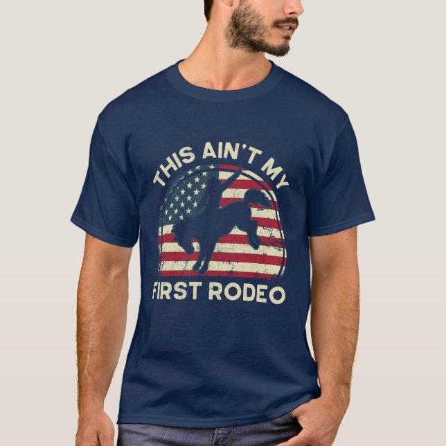 Camiseta Cowboy este no es mi primer rodeo gracioso occiden (Anverso)