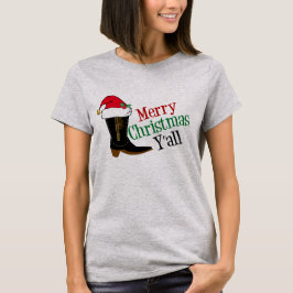 Camiseta Cowboy Feliz Navidad Yall