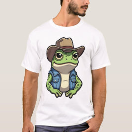 Camiseta Cowboy Frog in Denim Vest