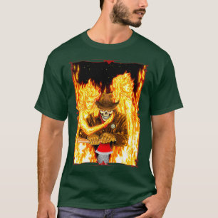 Camiseta Cowboy From Hell with Ax Classic TShirt