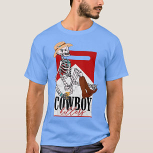 Camiseta Cowboy Funny Cowboy Skeleton Western Southern Love