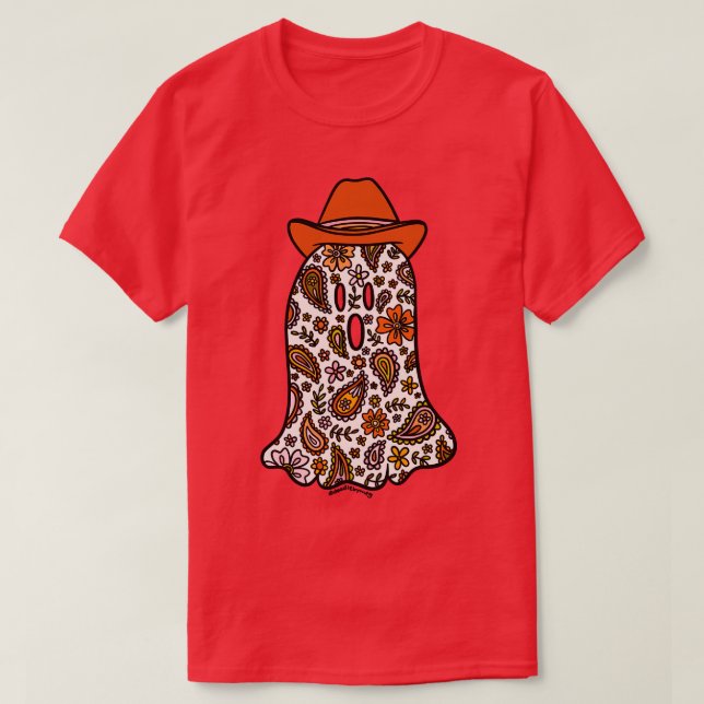 Camiseta Cowboy Ghost (Diseño del anverso)