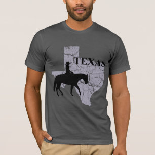 Camiseta Cowboy Grunge Mens Gray T