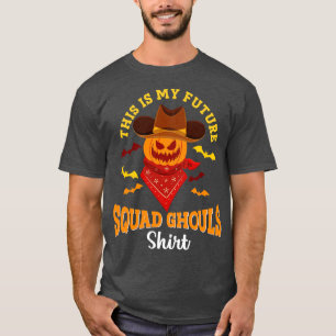 Camiseta Cowboy Halloween Futuro Escuadrón de Escuadrón de 