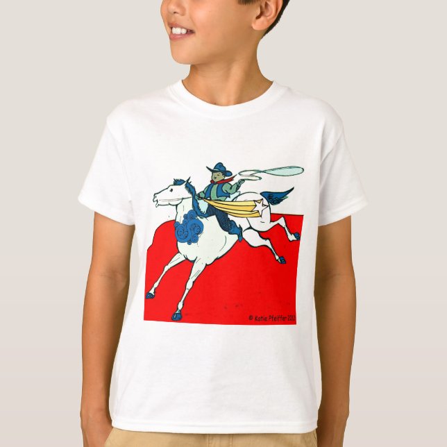 Camiseta Cowboy Kid por Katie Pfeiffer (Anverso)