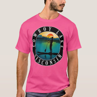 Camiseta Cowboy Lake Wisconsin Paddleboarding