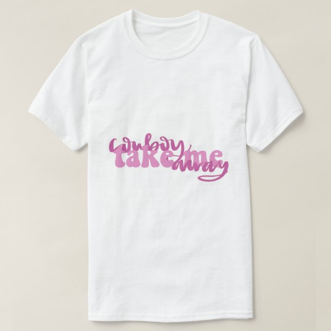Camiseta Cowboy me lleva (Diseño del anverso)