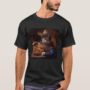 Camiseta Cowboy Pizza divertida