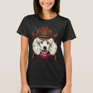 Camiseta Cowboy Poodle Western Rodeo Cowboy Gorra y Bandana