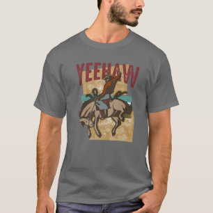 Camiseta Cowboy retro Yeehaw Western Country Cowgirl Rodeo