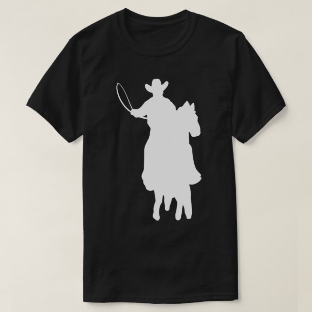 Camiseta Cowboy Silhouette Cowboy Fanatic (Diseño del anverso)