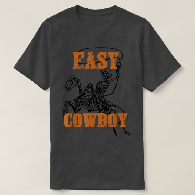 Camiseta Cowboy Skeleton T-Shirt (Diseño del anverso)