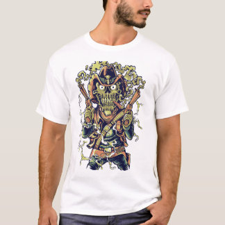 Camiseta Cowboy skeleton zombie