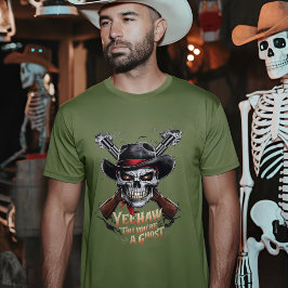 Camiseta Cowboy Skull - Esquivado y salvaje Oeste