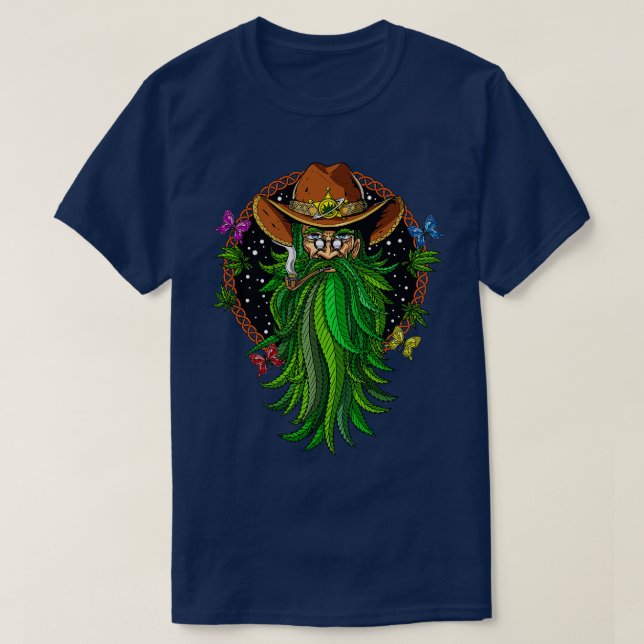 Camiseta Cowboy Stoner Smoed Weed (Diseño del anverso)