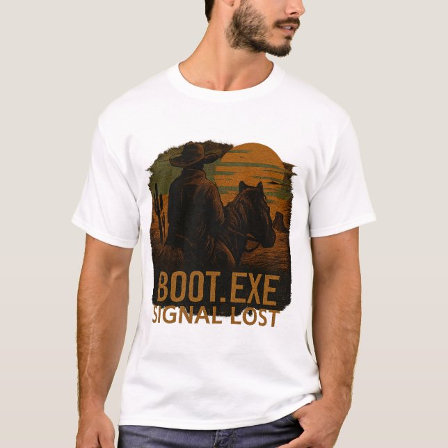 Camiseta Cowboy-themed T-shirt  (Anverso)