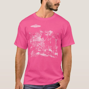 Camiseta Cowboy Ufo Howdy Partner Cowgirl País Occidental