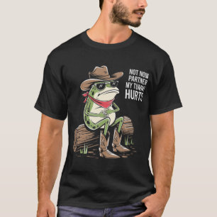 Camiseta Cowboy Unisex Tee divertido para Frog