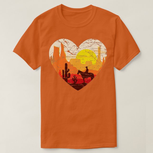 Camiseta Cowboy Western Riding Horse Equestland Country Ro (Diseño del anverso)